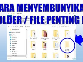 Cara Menyembunyikan Folder di Laptop atau Komputer Windows maupun MacOS