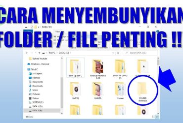 Cara Menyembunyikan Folder di Laptop atau Komputer Windows maupun MacOS