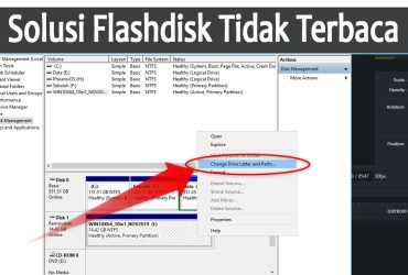 Cara Mengatasi Flashdisk Tidak Terdeteksi di Disk Management