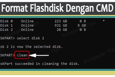 Cara Efektif Memformat Flashdisk dengan CMD di Windows