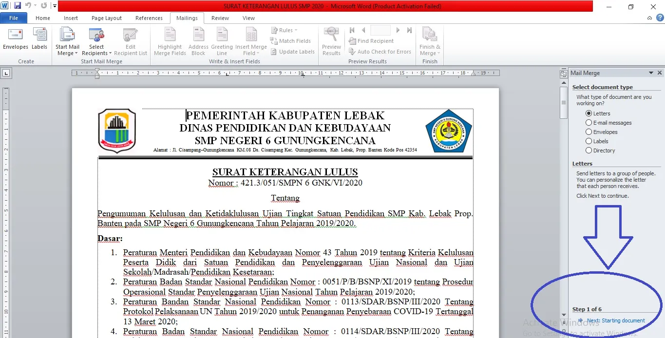 Step by Step Cara Membuat Mail Merge paling PRAKTIS!